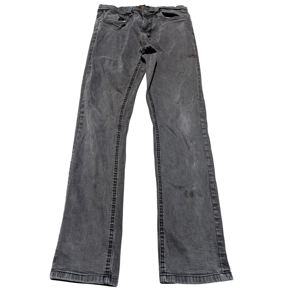 Copper & Oak Supply Co Jeans Mens 32x32 Black Slim Straight Faded Denim Casual